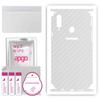apgo Protective Skin Sticker for the Back+sides Compatible with Samsung Galaxy A20s, Full Wrap Film, Foil, Vinyl - Pattern Transparent Carbon