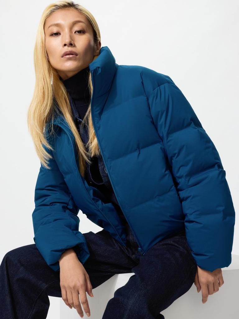 Uniqlo Япония Бесшовная короткая куртка с пухом