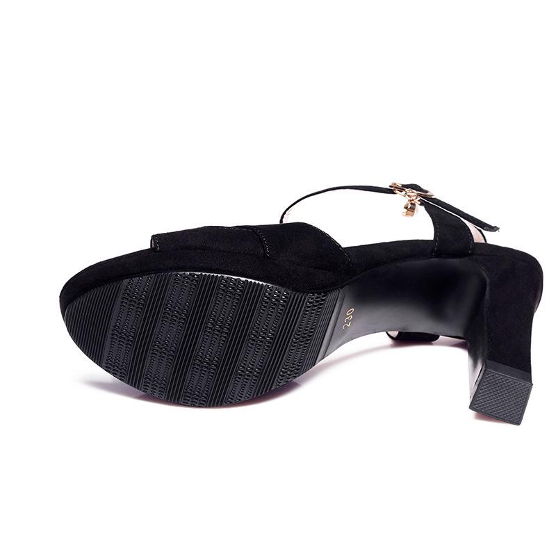 Женские летние сандалии на платформе: Высокие, толстые каблуки - Артикул 520-6 (9 см) / 526-2 (7 см)