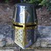 Knights Templar Brass Trimmed Crusader Practice Helmet Without Liner