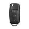 KEYYOU 3-кнопочный складной пульт-брелок для автомобиля для VW PASSAT Polo Skoda Seat CADDY Golf Beetle JETTA 1J0959753 DA/AH 1K0959753G 434 МГц