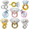 Diamond Ring Balloon Helium Foil Balloons Valentine 'S Day Party Wedding Decorations Birthday 