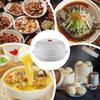 Microwave Steamer Food Steaming Cookware Microwave Steamer with Lid and Tray for Vegetable Rice Egg Dumpling Noodle Cooking