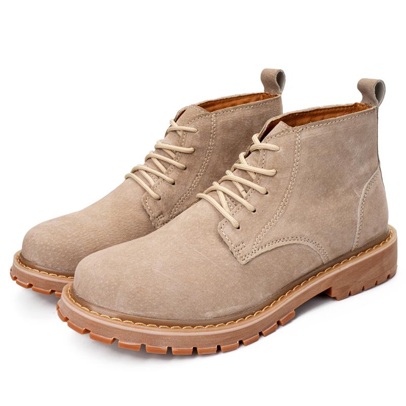 2024 Новое поступление Мужские кожаные модные высокие ботинки Универсальные мужские удобные мотоциклетные ботинки Роскошные брендовые мужские ботильоны