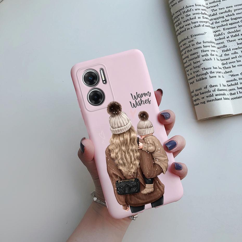 Case For Xiaomi Redmi 10 5G Case Silicone Soft Cute Pretty Girls Cover Funda For Xiaomi Redmi 10 5G 22041219G 22041219NY Bumper
