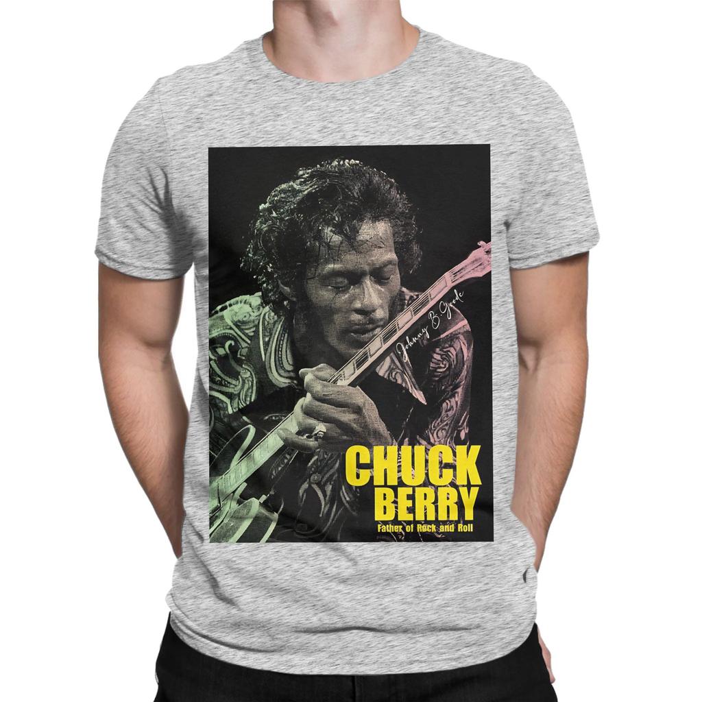Johnny B Funny 100 Cotton Tshirt Chuck Berry Tees Tops For Unisex