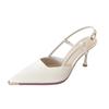 G858-2 new 2025 one-word buckle sandals light mouth stiletto sexy professional high heels women pointed single shoes women