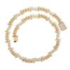 European Hip Hop Simple Personality Iron Wire Chain Zircon Cuban Link Chain Real Gold Electroplated Hiphop Thorn Bracelet Necklace