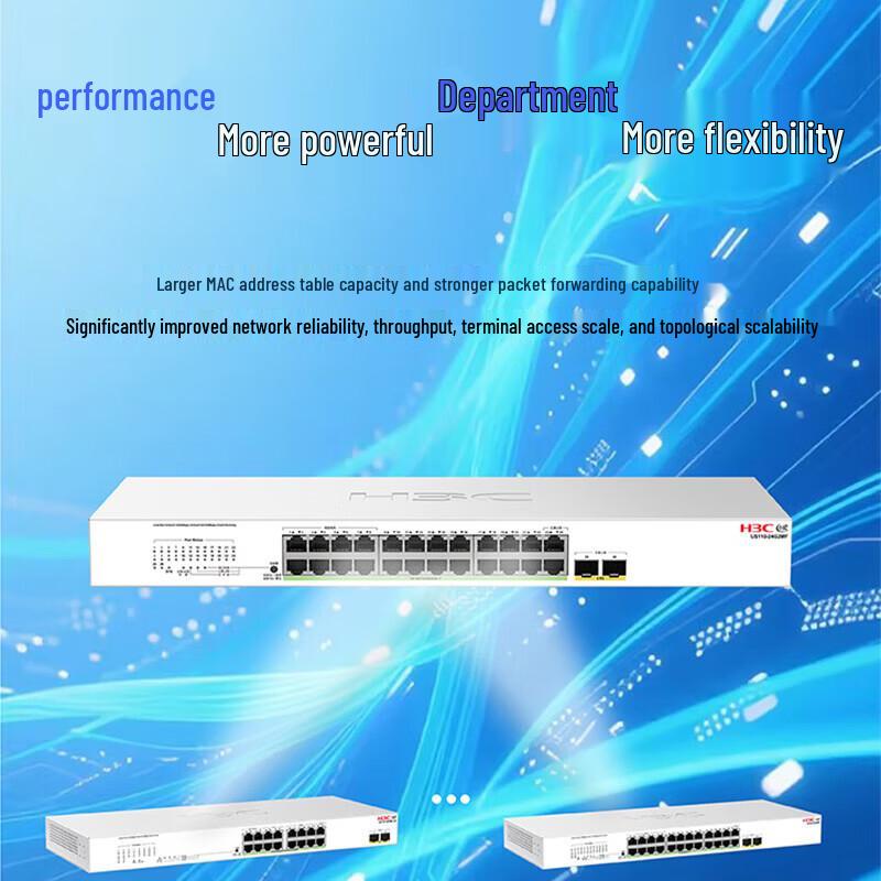 H3C US110-24G2MF 24-Port Gigabit Rackmount Cloud Switch