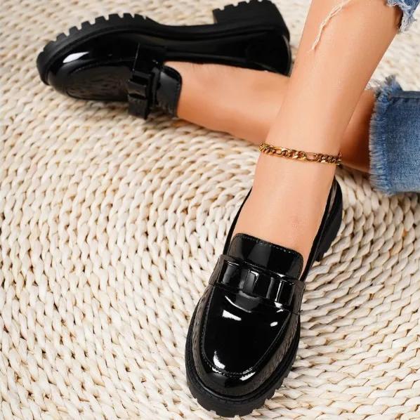 Летние женские новые модные дизайнерские кроссовки с круглым носком в стиле ретро, однотонные, для повседневного шопинга, вечеринки, на толстой подошве.