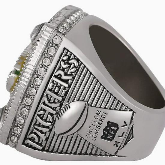 Чемпионское кольцо НФЛ Green Bay Packers 2010 - Горячая Распродажа Коллекционный Предмет