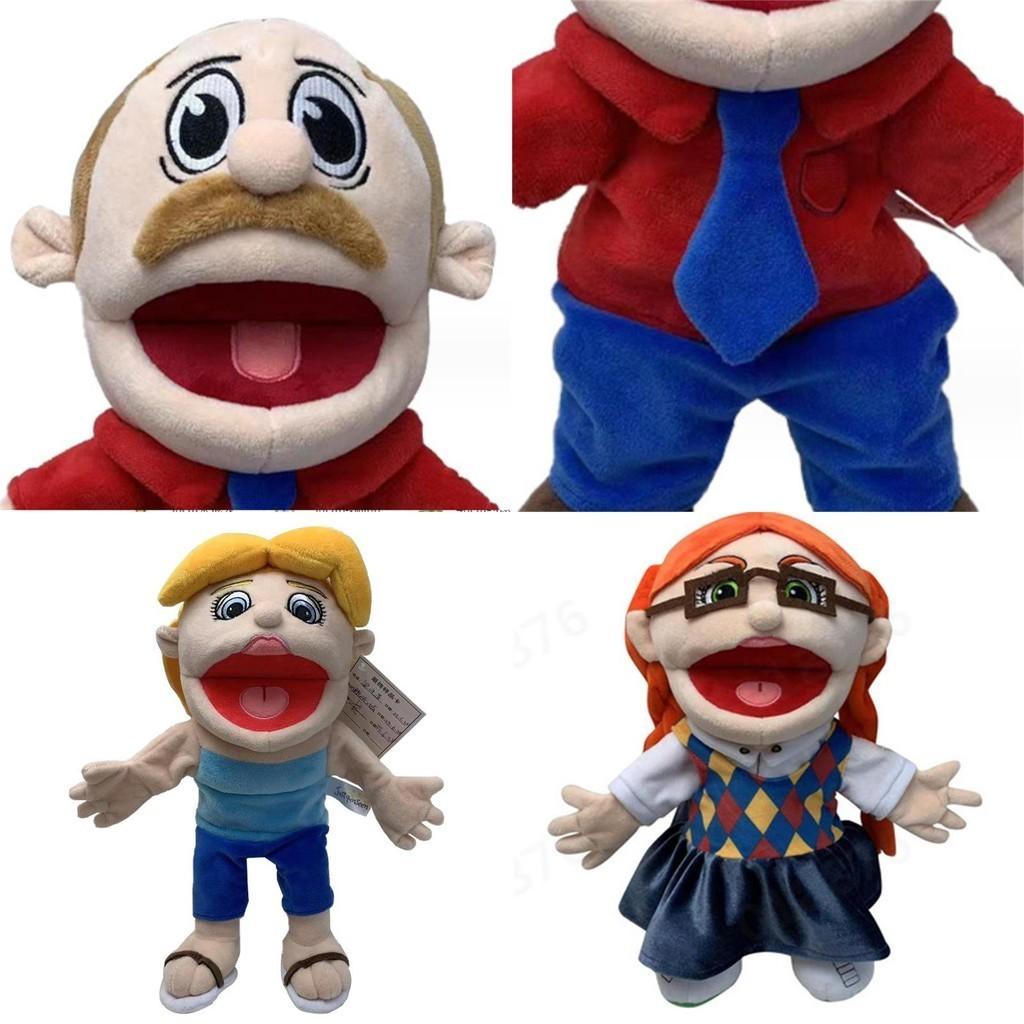 New Design Cartoon Character Jeff Hand Puppet Plush Toy For Children's Gift And Interactive Play Characters)