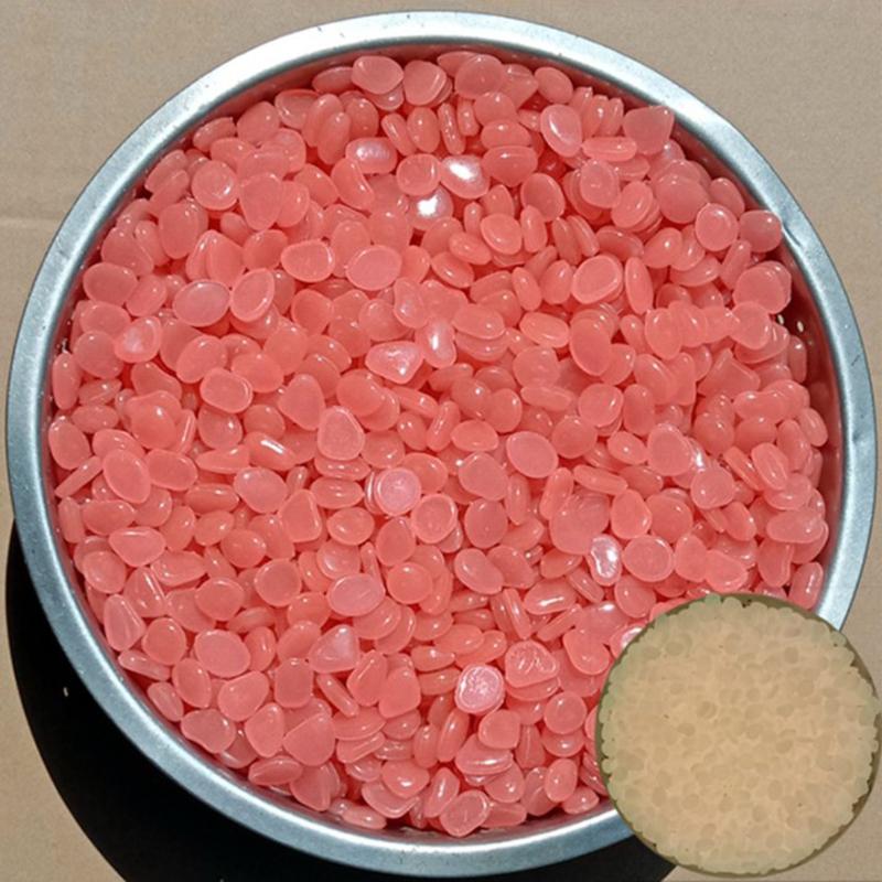 100 шт./пакет смешанные цвета наружные светящиеся камни светятся в темноте садовая галька