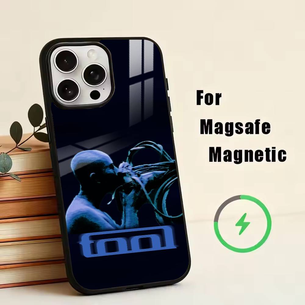 Music TBR-Tool Band Rock Phone Case For iPhone17,16,15,14,13,12,11 Plus,Pro Magnetic For Magsafe Wireless Charging