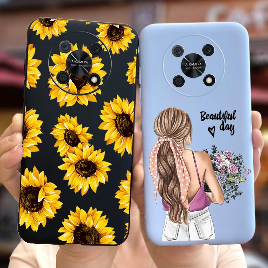 For Huawei Nova Y90 4G Case Cute Cartoon Girls Fundas Soft Silicone Phone Cases For Huawei Nova Y90 Y 90 Back Cover 6.7'' Bumper
