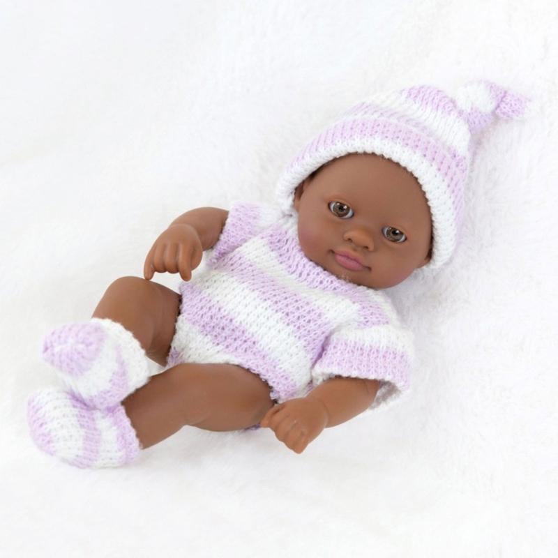 7-дюймовая кукла-младенец из мягкого винила, реалистичная Reborns, фигурка-игрушка, удобная для переноски, для повседневного успокоения, игра для родителей