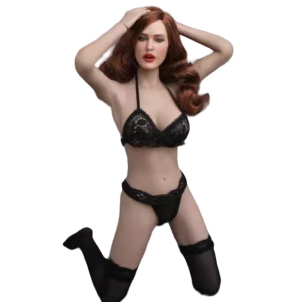 HiPlay GACTOYS 1/6 Scale Female Head for Western Beautiful Woman Movable Action Figure Painted Compatible with TBLeague Body GC017B