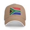 South Africa Flag () Sun Baseball Cap Spring Couple Women  Custom DIY Trucker Hat Wholesale Fashion Outdoor Gym Baseball Caps