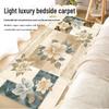Elegant Cross-Border Bedside Carpet: Luxurious Floor Mat for Bedroom or Girl's Room