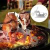 Мотоциклетный держатель для курицы из нержавеющей стали, вертикальная решетка для запекания индейки на гриле BBQ, для кемпинга на открытом воздухе, выпечки, гриля, духовки, коптильни, приготовления пищи