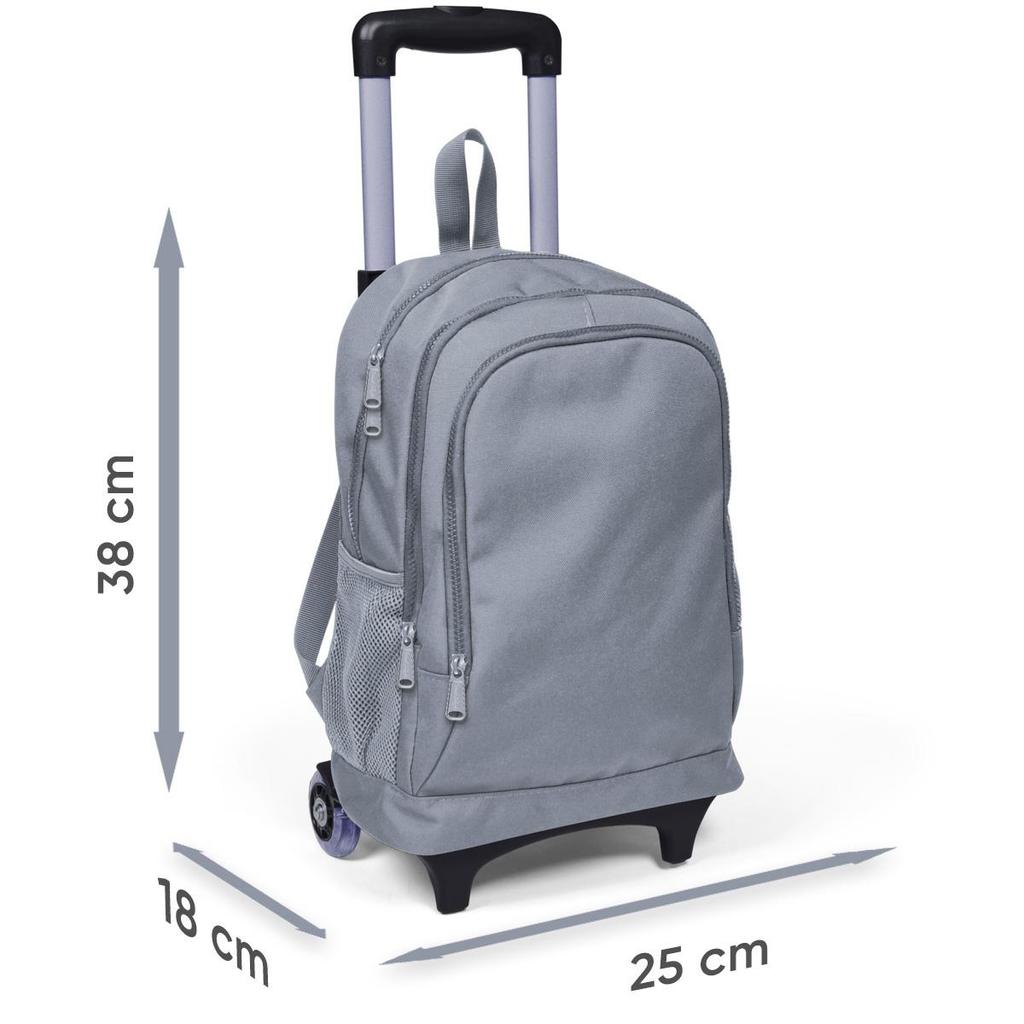 Школьный рюкзак с тремя отделениями Coral High Kids, лавандово-розовое сердце с рисунком 23359