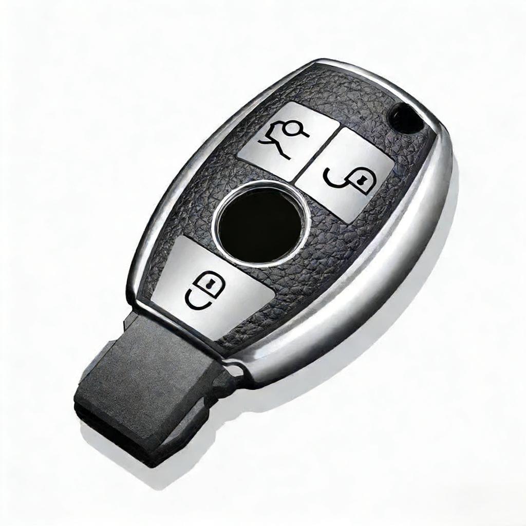 Leather TPU Shell Fob Car Key Case Cover For Mercedes Benz A B C E Class GLS GLA GLK GLC CLS CLA AMG W204 W205 W212 W463 W176