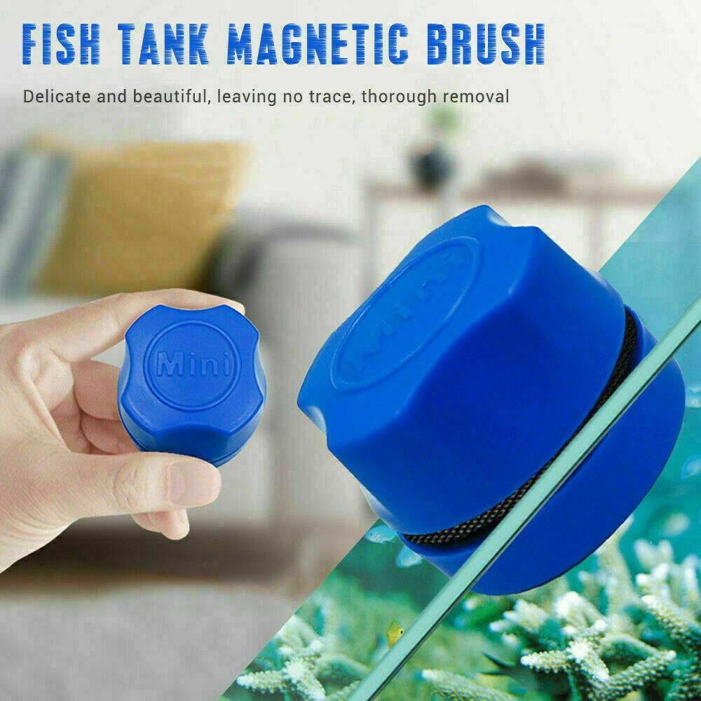 Glass Wiper Fish Tank Scrubber Cleaner Magnetic Brush Algae Scraper Cleaning Sponge Window Cleaner