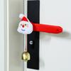 Christmas Deco Door Handle Gloves Anti Knock and Anti-static Cartoon Door Handle Protectors  Christmas Party Home Decorations