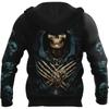 Spring Autumn Men's Hoodie Skull Graphics 3D Print Tops Fashion Unisex Sweatshirt Hip Hop Oversized Casual Clothing