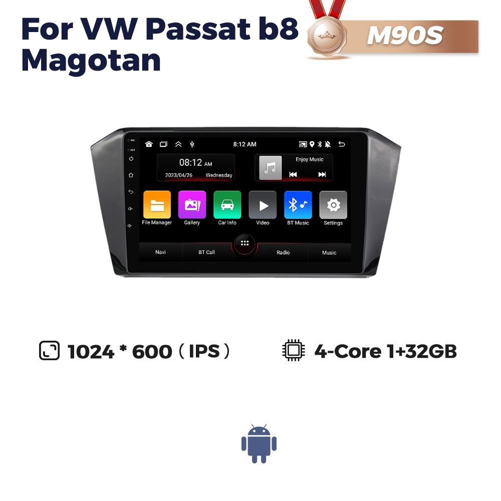 Navifly 2Din Android Carplay Мультимедийный Автомобильный Радио Плеер Для Volkswagen VW Magotan Passat B8 2015-2025 DSP GPS Навигация Стерео