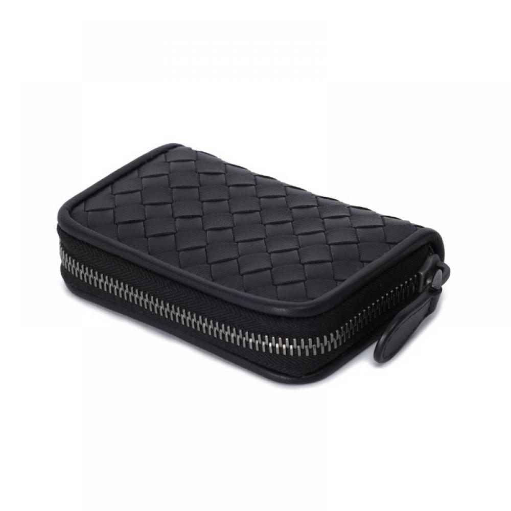 Bottega Veneta 114075 V3un1 1275  114075 V001n 1000  Intrecciato Zip Card Holder