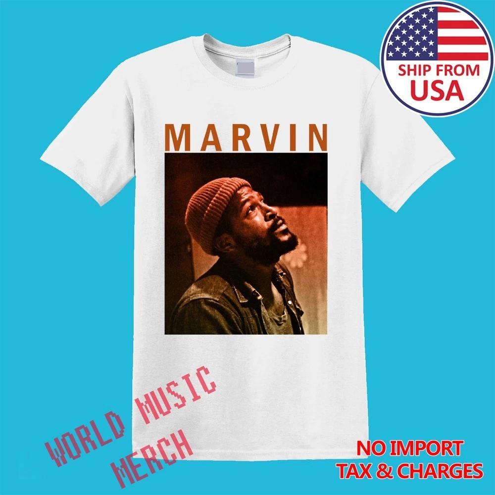 Marvin Gaye Men's White Size S-5XL