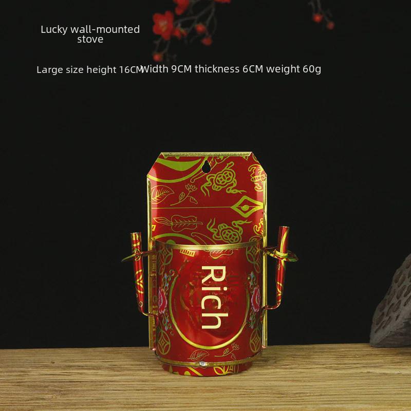 Металлическая настенная курильница в форме крыла летучей мыши и держатель для бамбуковой палочки