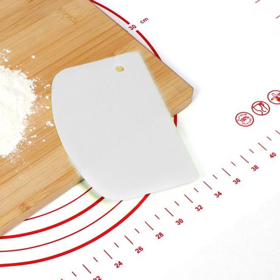 2 шт., набор нарезок для теста, инструменты для выпечки хлеба, скребок для теста полукруглой формы с эргономичным дизайном, легко чистящиеся скребки для чаши для кухонной пекарни