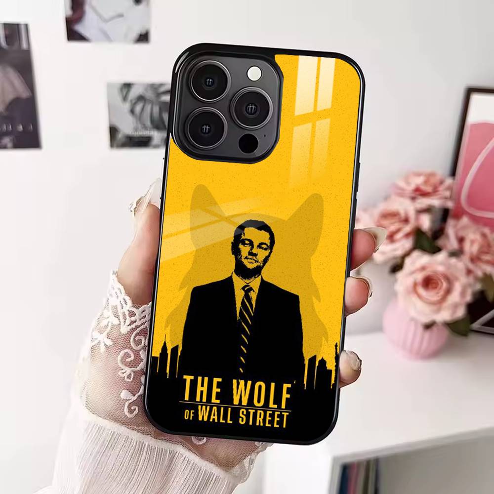 Чехол для телефона 'Волк с Уолл-стрит'-S для iPhone 17,16,15,14,13,12,Plus,Pro,Max с магнитной беспроводной зарядкой MagSafe