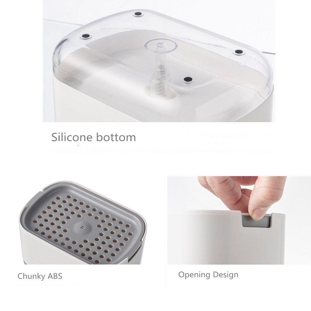 Dishwashing Container Soap Pump Dispenser Cleaning Liquid Box Foam Bottle Detergent Dispenser