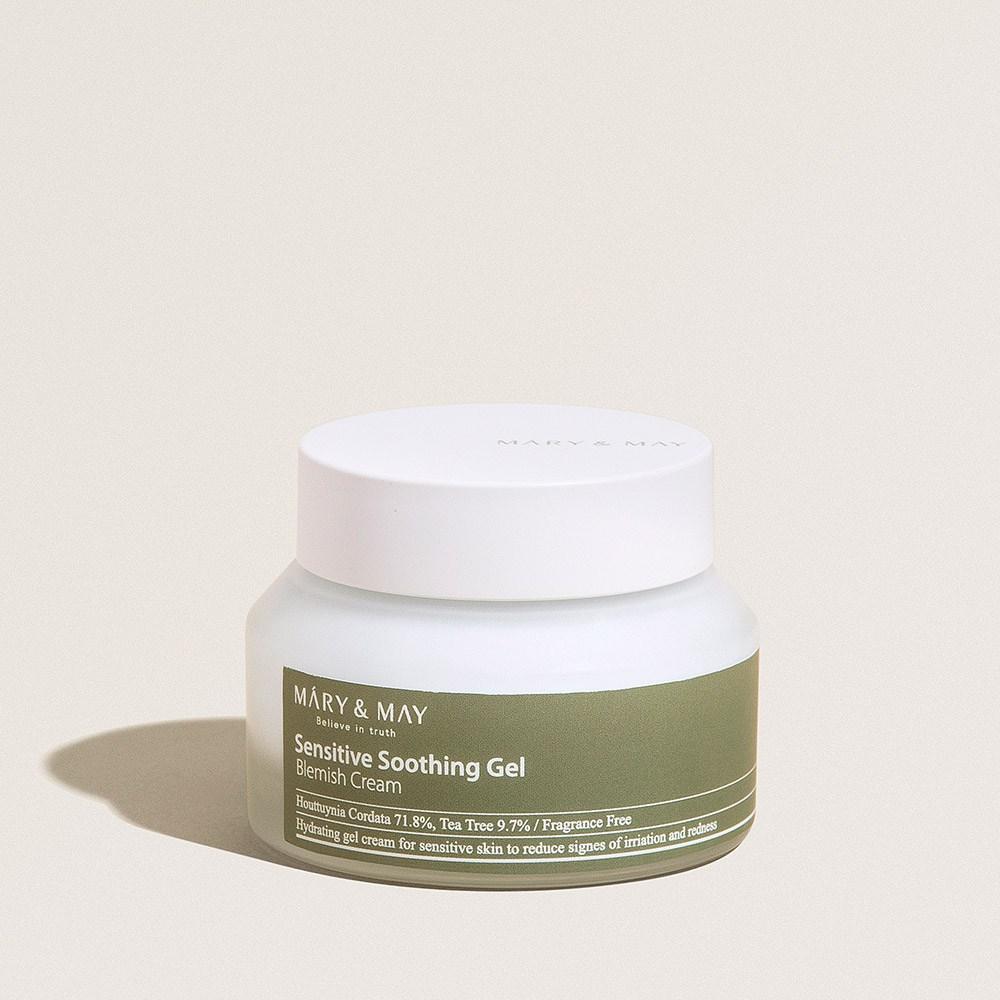 Mary & May Успокаивающий гель-крем для проблемной кожи Sensitive Soothing Gel Blemish Cream, 70 г, 2 шт.