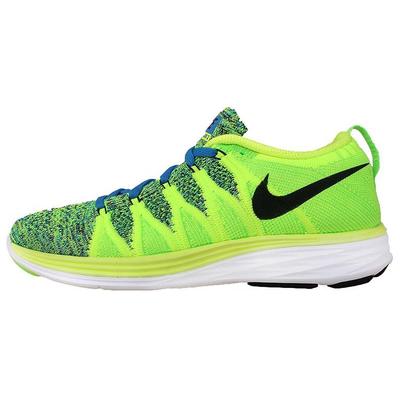 Flyknit Lunar 2 Тканевая амортизация Нескользящая Легкие Низкие Кроссовки для бега Женские Зеленые 620658-701