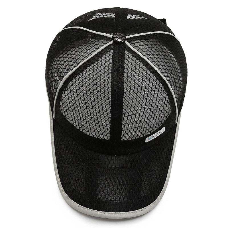 Сетчатая кепка для взрослых, летняя бейсболка, сетчатая кепка, женская сетчатая пряжа, дышащая кепка, солнцезащитная кепка, мужской козырек