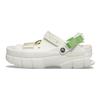 Sankuanz x Crocs Клоги Белые Зеленые Унисекс Кроссовки 206900-100