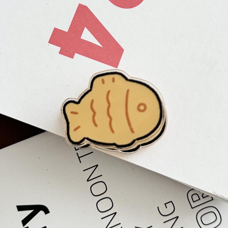 9Pcs Portable Cute Cartoon Sealing Clips Durable PP Snack Bag Clips Note Clip for Student Travel Office Home Use