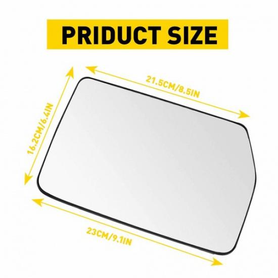 Fit For 2004-2010 Ford F-150 F150 Mark LT Pickup Right Side Power Mirror Glass