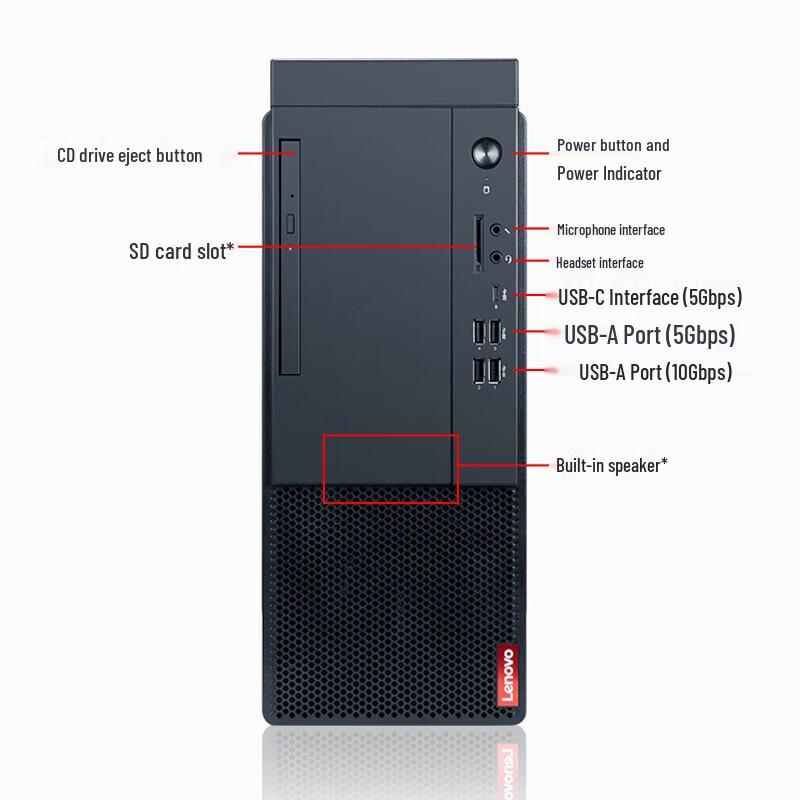 Lenovo Qitian M760 i5-13400 Commercial Desktop PC (CN version)