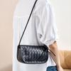 New Fashionable and Lightweight Leather Women's Summer Woven Bag, High-end Exquisite Niche Small Bag, Shoulder Messenger Bag