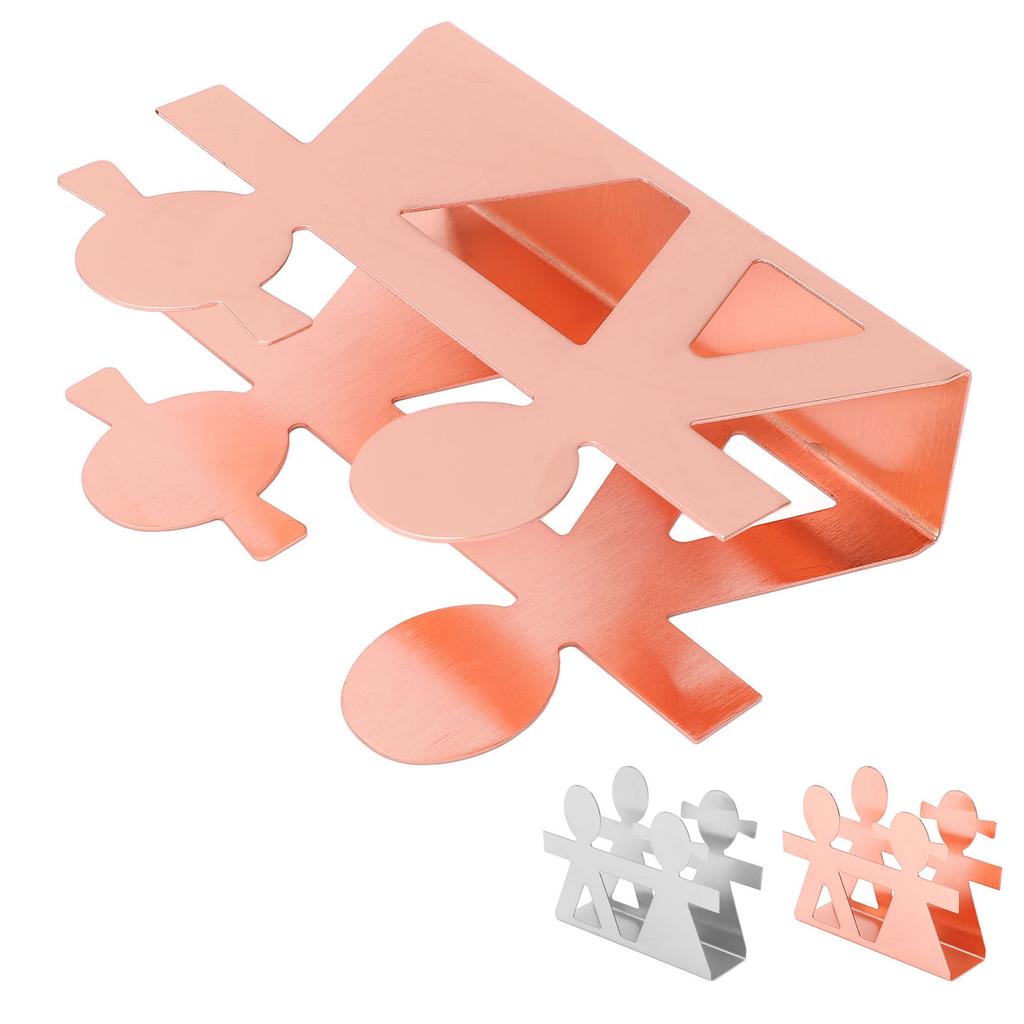 Процесс рисования держателя для салфеток, матовый полированный, пара, полый узор, держатель из нержавеющей стали для кухни