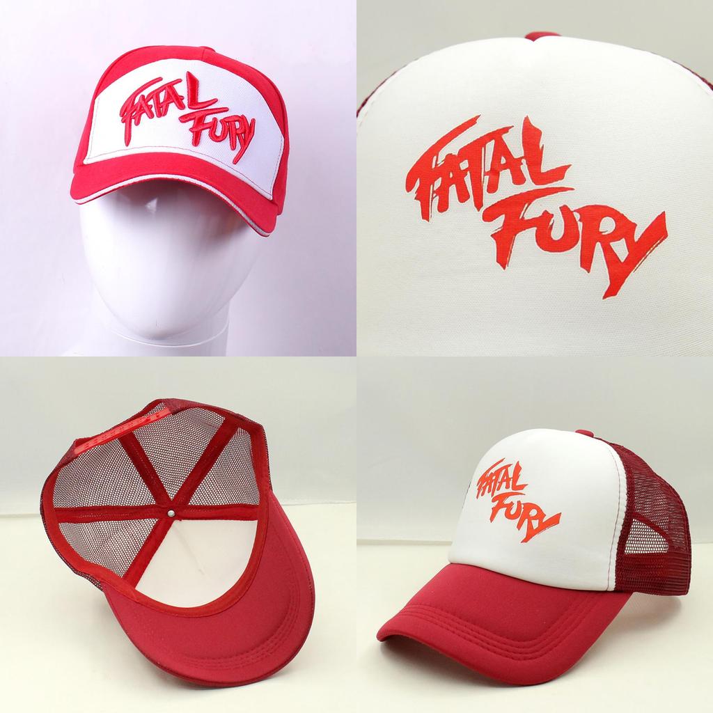 Вышитая кепка-утка в тематике Fatal Fury Терри Богард Для уличных нарядов