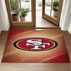 San Francisco 49ers Design Crystal Velvet Rug Soft Decorative Mat for Bedroom Entrance