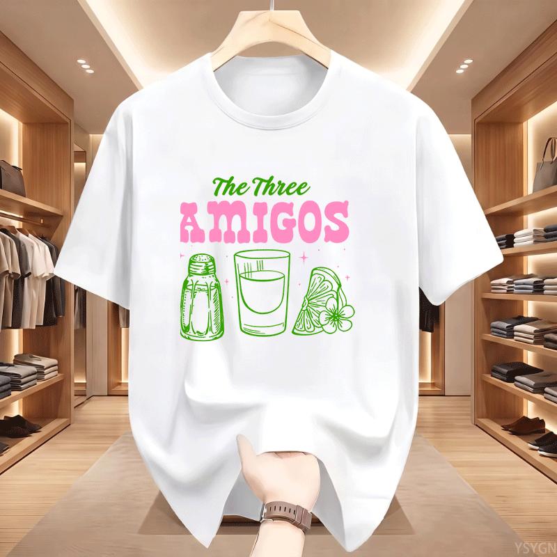 Summer Funny Drinking T Shirt For Unisex Unisex Tequila Funny Party Graphic T Shirts Casaul Crewneck Cotton Short Sleeve Printed
