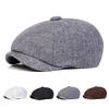Children Solid Color Casual Newsboy Caps British Painters Hats Spring Autumn Octagonal Cap Hip Hop Berets For Boys