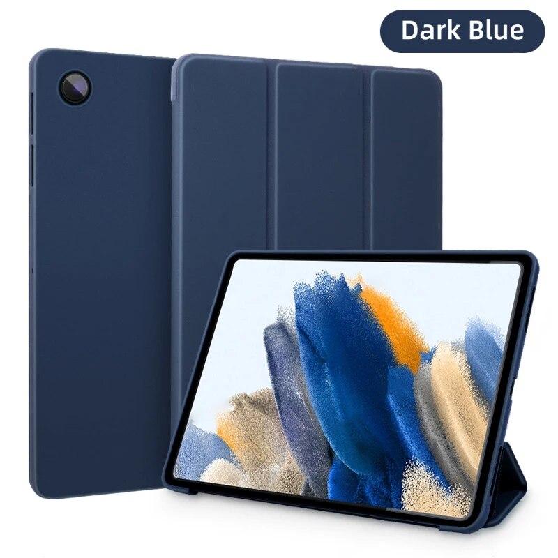 Кожаный чехол для планшета для Samsung Galaxy S6 Lite P610 P615 A7 A7 Lite A8.0 A10.1 A10.5 Tab A8 X205 X200 S7 S8 11, силиконовый смарт-чехол из ТПУ